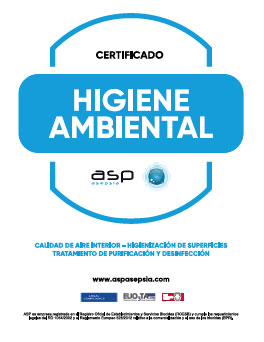 Certificado de Higiene Ambiental ASP